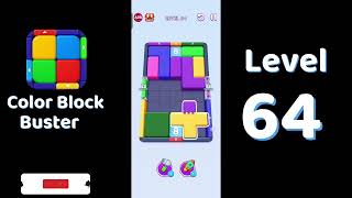 Color Block Buster Level 64 Walkthrough 🎨🧩 | Go Answer