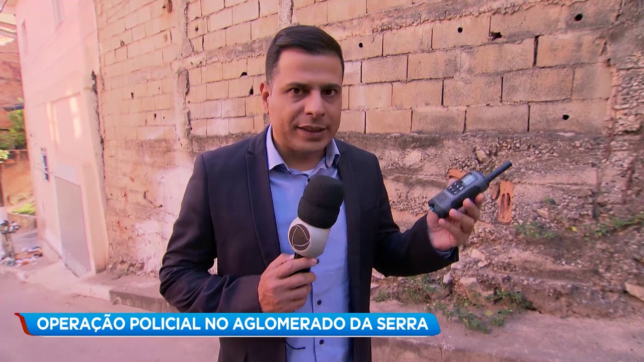 Polícia Militar faz operação contra o tráfico no Aglomerado da Serra