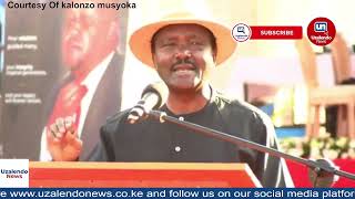 Kalonzo Musyoka’s Fiery Speech Criticizing Ruto at the Burial of Late Justice Joseph Mutava