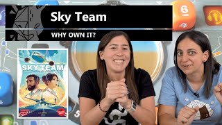 Sky Team ~ a gem of a design, this 2 player coop filler will soar into many people's 2023 favs! ✈