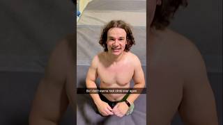 There’s always one guy like this at every rock climbing gym