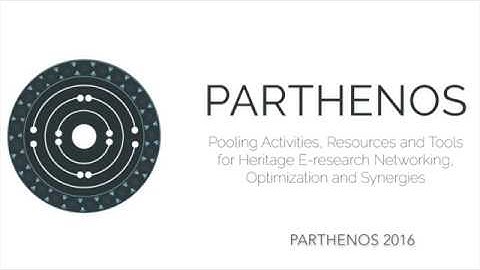 What IS Research Infrastructure? (PARTHENOS Training Video)
