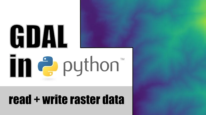 Read and write raster files with GDAL in Python