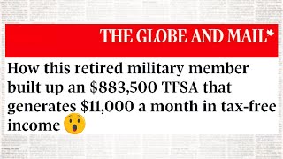 $11,000/Month Tax Free Income in a TFSA?! 7 Key Lessons for Canadians! TFSA is KING