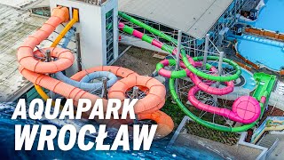 All Waterslides at Aquapark Wrocław | Zjeżdżalnie Wodne 2023