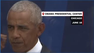 Obama: Some presidential center exhibits reflect unfinished business