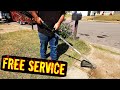 CUTTING RANDOM RENTERS LAWN at NO CHARGE