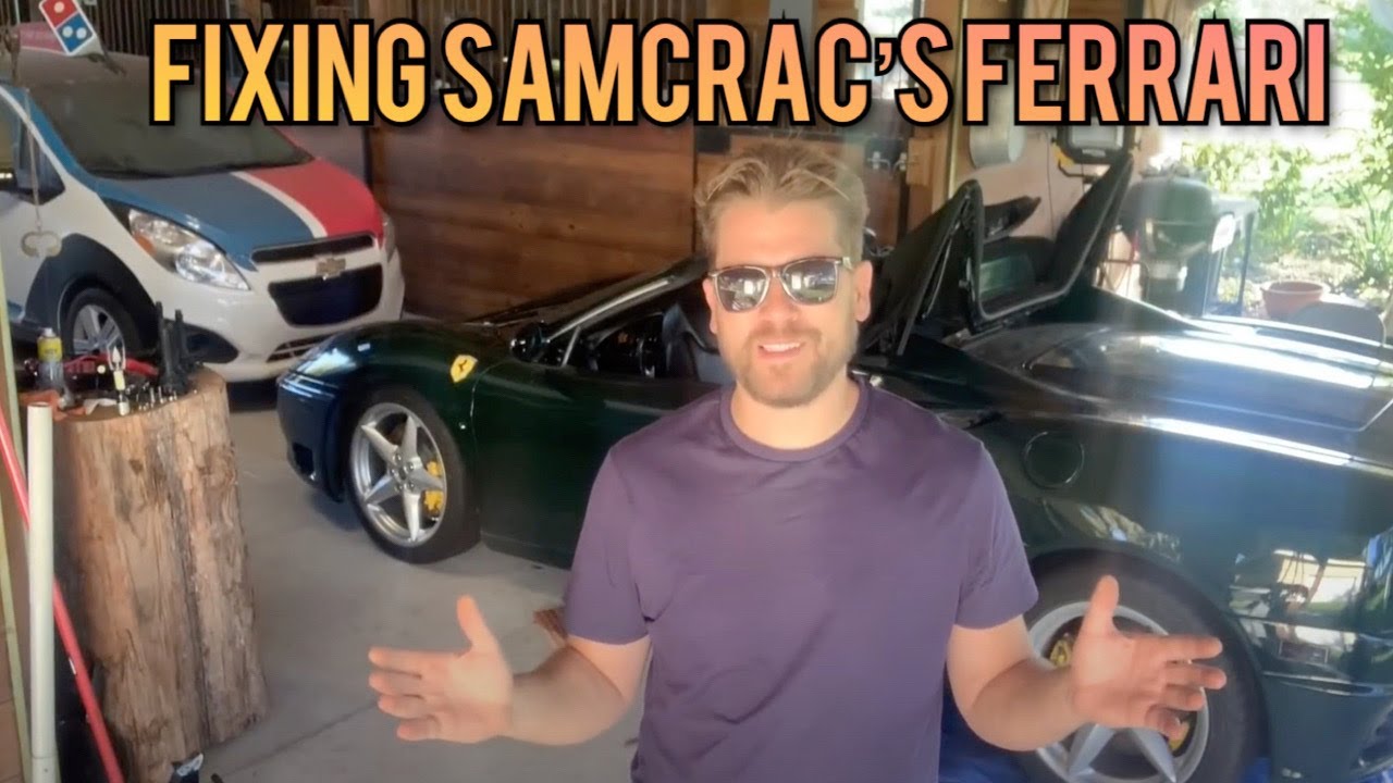 Flying 4500 Miles To Help Fix The SamCrac Ferrari 360