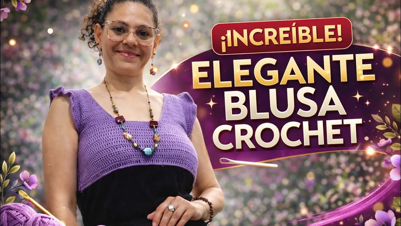 Blusa Crochet Elegante | Tutorial Paso a Paso