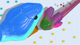 “Snake Clash Full Gameplay – Level 1 to MAX Evolution! 🐍🔥 Ultimate Boss Battle”