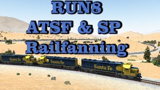 RUN8: ATSF & SP Railfanning