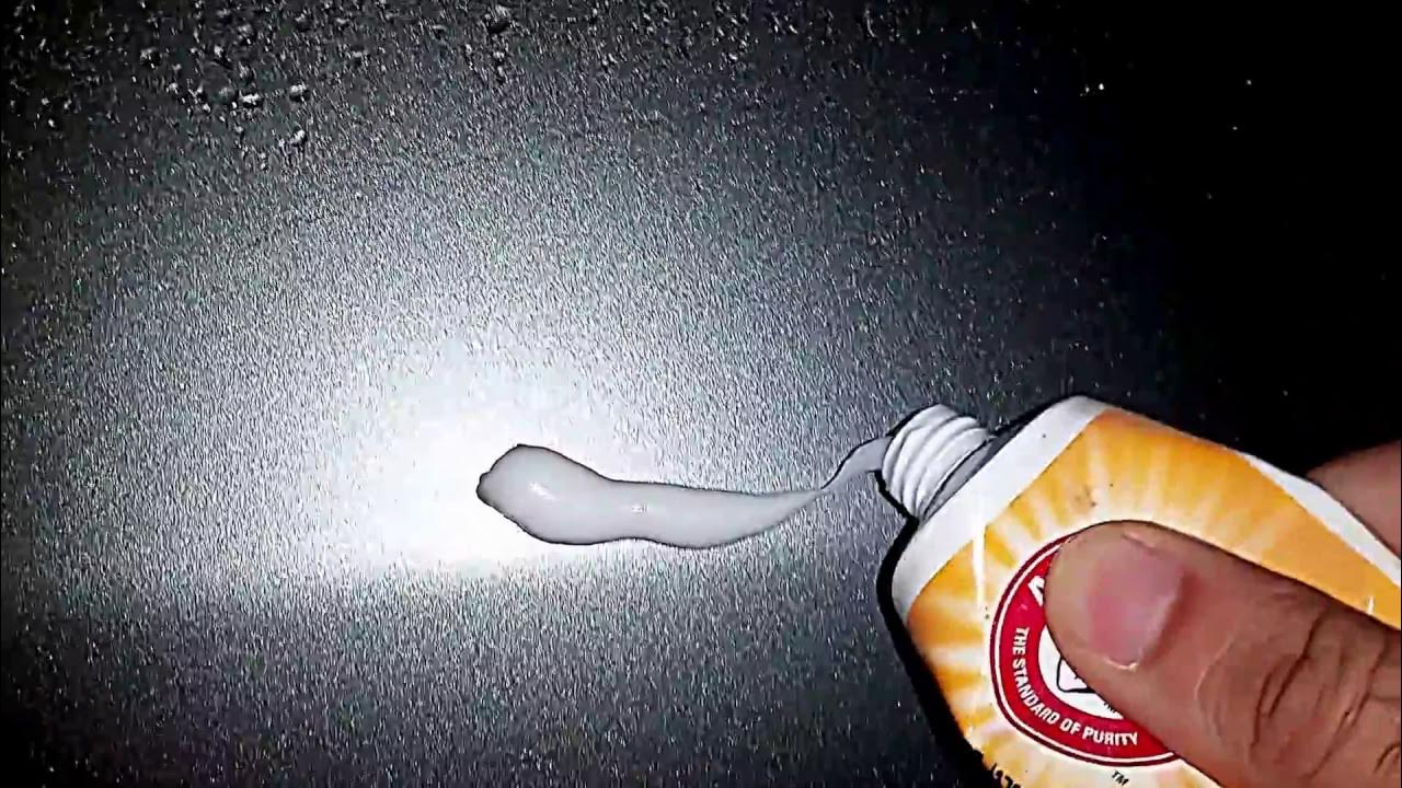 Removing Car Scratches With Toothpaste YouTube