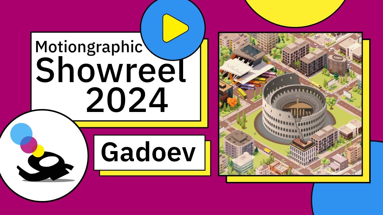 Motion Graphics Showreel 2024 | Gadoev Video Production