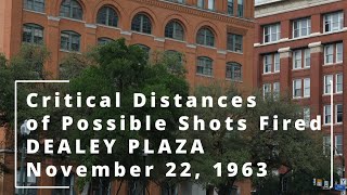 JFK assassination, shots fired at President Kennedy in Dealey Plaza Dallas Texas November 22, 1963.