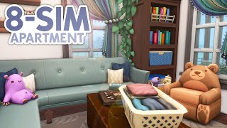 8 Sim Family Apartment // The Sims 4 Speed Build: Apartment Renovation by Gryphi 19,658 views 2 months ago 17 minutes