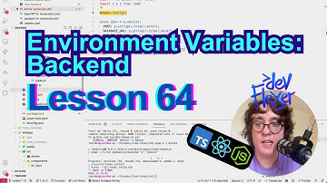 Lesson 64. Environment Variables: Backend (TypeScript, Node.js, React)