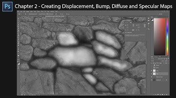 3D Sculpting with Photos - Part 2 - Creating Displacement, Bump, Diffuse and Spec Maps