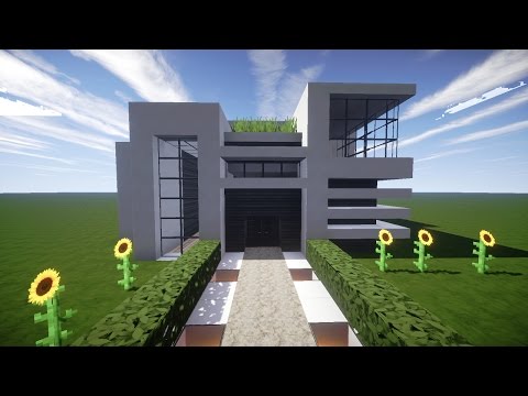 Minecraft Haus Tutorial 4 - Simples Modernes Haus (Deut 