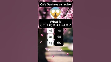 Brain test math quiz #quickmindtest #quiz #mathexam #mathquiz #maths  #mathtest