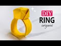 how to make origami ring I paper ring easy