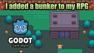 How I handle transitions in and out of buildings and basic survival in my RPG - Godot gamedev log #3