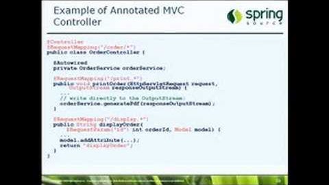 SV-WEB-JUG: Spring 2.5 and Spring Application Platform