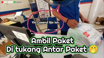 TUKANG ANTAR PAKET AJA, NGIRIM PAKET LEWAT GOSEND 🤣 | Live Onbid Bandung 