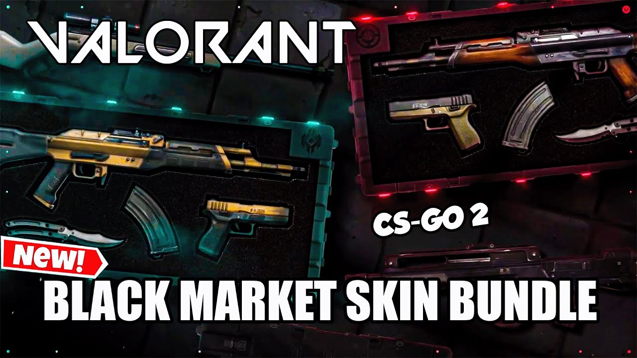 NEW "Black Market" Skin Bundle CSGO Skins in VALORANT Switch sides