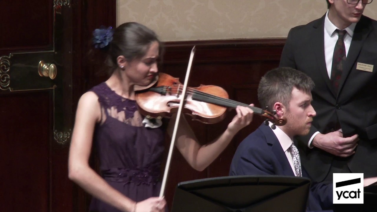 Savitri Grier, Richard Uttley; Enescu Violin Sonata No. 3 in A minor; mov. i