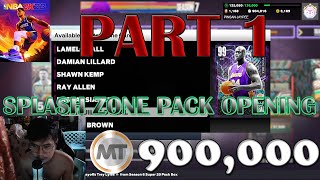 NBA 2K23 SPLASH ZONE PACK OPENING (900K MT) PART 1