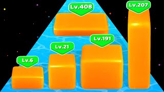 LEVEL UP 'Jelly Run 3D' ∞ Math Games (Satisfying ASMR Gameplay) screenshot 3