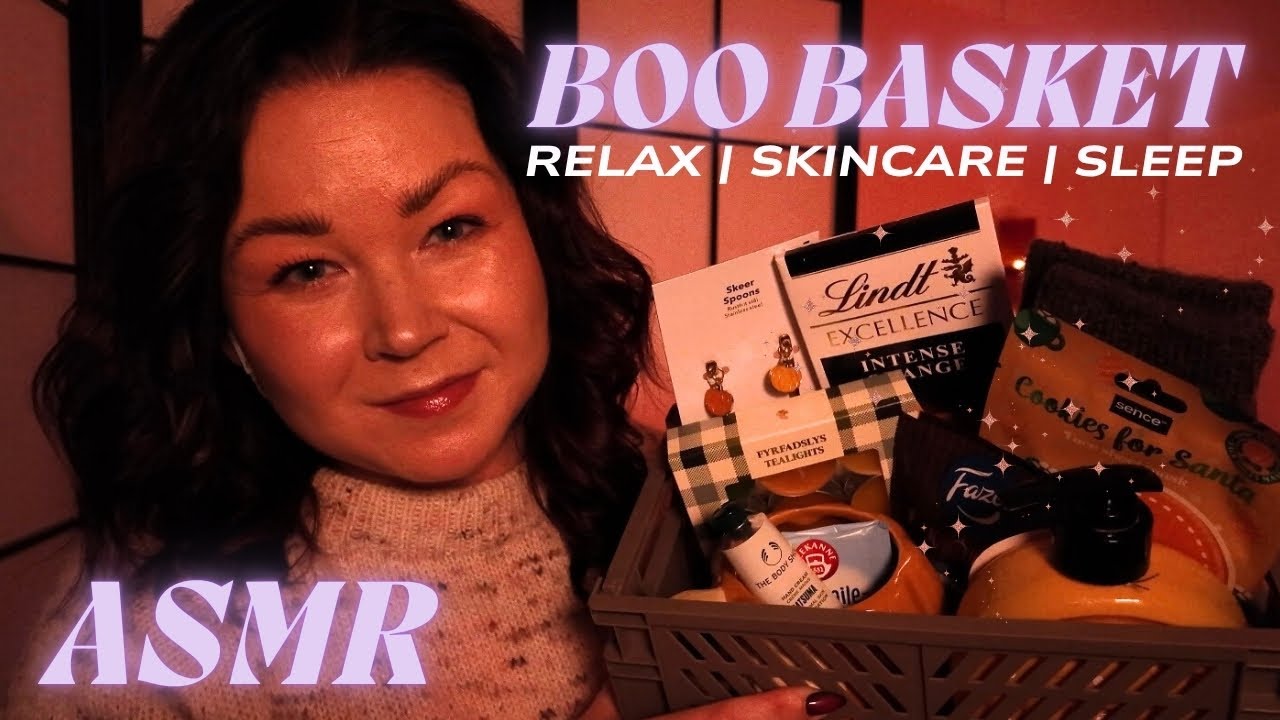 ASMR Suomi - Hemmottelen sua Boo Basketilla 🍁 Personal Attention nukahtamiseen & syksyn triggerit