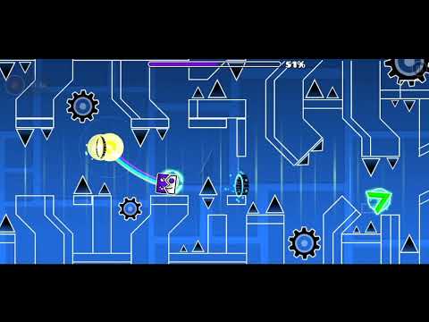 Perfect synced mini layout | at the speed of light | Geometry dash 2.11