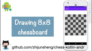 Android Chess 007: Drawing 8x8 chessboard in Kotlin screenshot 3