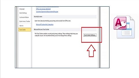Understanding Trust Center Settings in Microsoft Access | Enable VBA & Remove Security Warnings