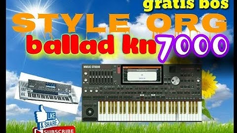 set org pop ballad versi kn7000