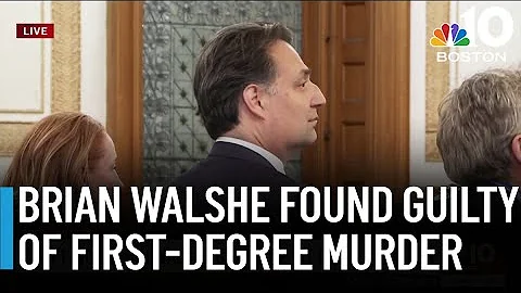 Jury finds Brian Walshe guilty of first-degree murder