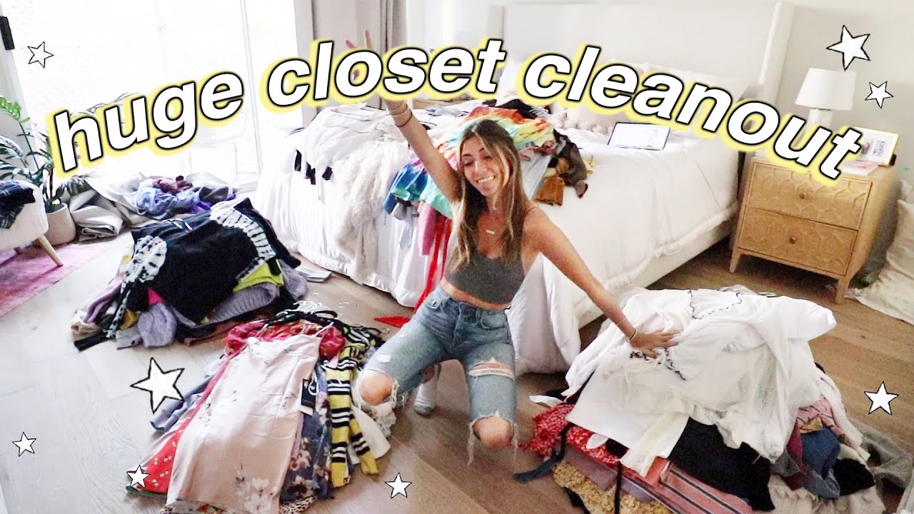 EXTREME closet declutter & clean for 2020!! *a nightmare*