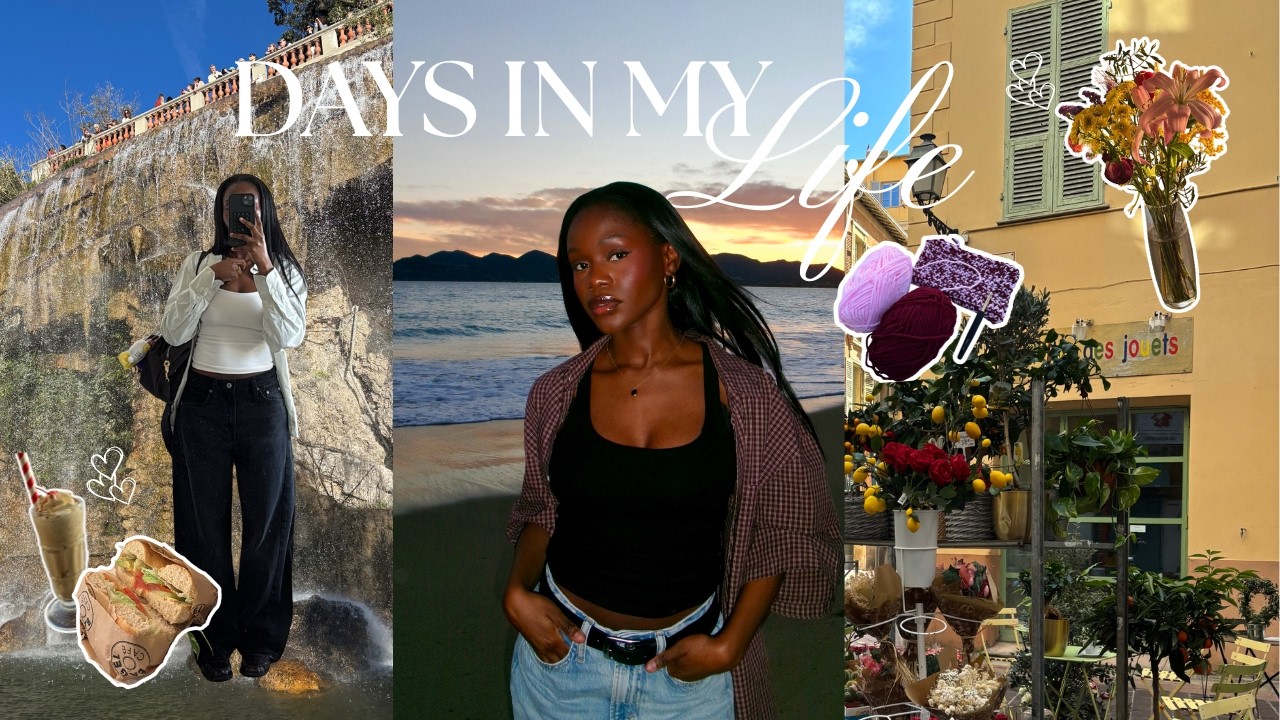 VLOG I Journées dans ma vie, nouvelle rencontre, tricot, Sunset