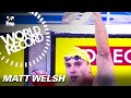 Matthew welshs world record at barcelona 2003 mens 50m butterfly