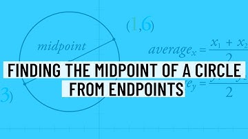 Finding the Midpoint of a Circle from Endpoints - ACT/SAT Math Practice
