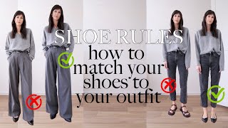How to Match Your Shoes with Different Trousers & Jeans [SHOE RULES / Wardrobe Basics 101]