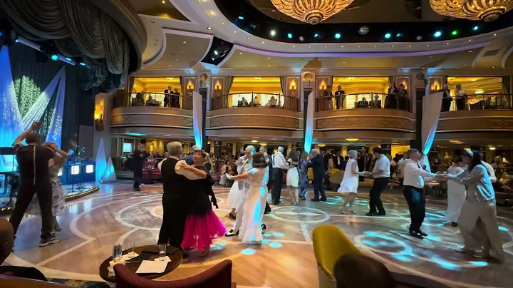 Cunard Queen Elizabeth, August 2025. Ice White Gala, Yesterday, as a Samba