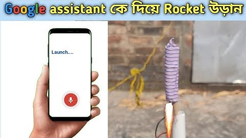 Making Voice Control Rocket || Google enable || Ok Google || Diwali Special