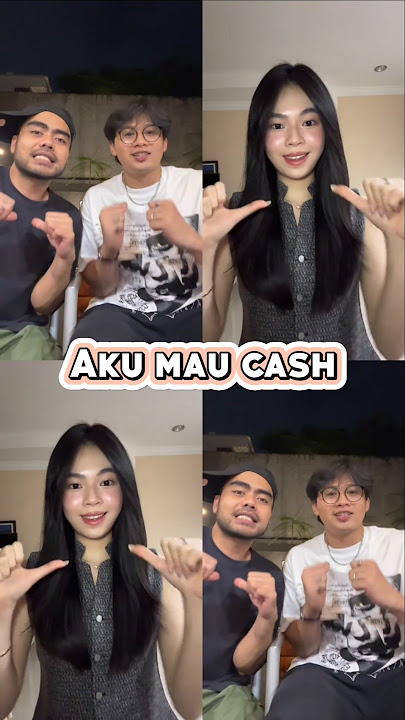 TREND TIKTOK AKU MAU CASH #duet #viral #dance #shortviral