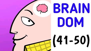 Braindom:Brain Test Games Levels 41 42 43 44 45 46 47 48 49 50 #argaming #braindom #viralvideo