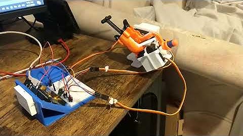 Remote Controlled Nerf Gun with Arduino