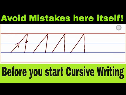 Improve your handwriting - Patterns and Strokes (Tutorial 1)
