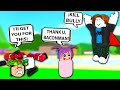 ROBLOX BACON SAVES GIRL FROM BULLY! BACONMAN! Roblox Admin Commands | Roblox Funny Moments!