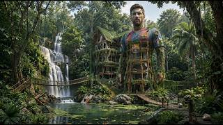 Ruins of Messi’s Abandoned Forest Mansion Transformed Into a Luxury Dream Home | ASMR Restoration